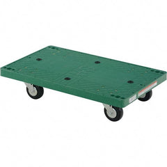 Vestil - 500 Lb Capacity Plastic Dolly - 30" Long x 18" Wide - Exact Tool & Supply
