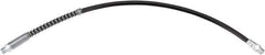 lumax - 18" Long, 4,500 psi Operating Pressure, Thermoplastic Grease Gun Hose - NPT, 12,000 psi Burst Pressure - Exact Tool & Supply