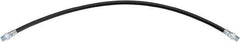 lumax - 12" Long, 4,500 psi Operating Pressure, Thermoplastic Grease Gun Hose - NPT, 12,000 psi Burst Pressure - Exact Tool & Supply