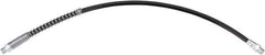 lumax - 12" Long, 4,500 psi Operating Pressure, Thermoplastic Grease Gun Hose - NPT, 12,000 psi Burst Pressure - Exact Tool & Supply
