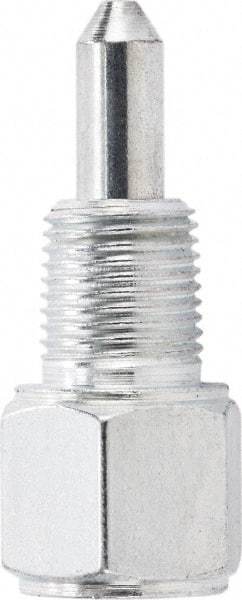 lumax - 4,500 Operating psi, 3/4" Long, Steel Needle Nose Adapter Grease Gun Needle Nozzle - Exact Tool & Supply