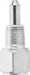 lumax - 4,500 Operating psi, 3/4" Long, Steel Needle Nose Adapter Grease Gun Needle Nozzle - Exact Tool & Supply