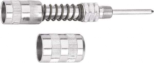lumax - Steel Needle Nose Adapter Grease Gun Needle Nozzle - Exact Tool & Supply