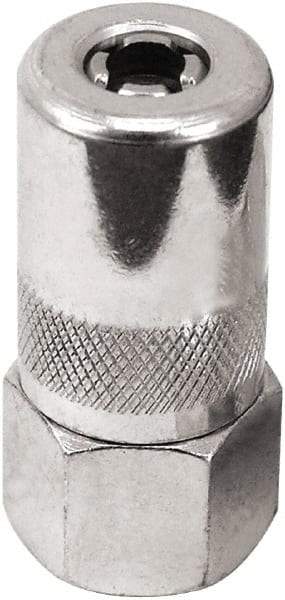 lumax - 6,000 Operating psi, Steel Fixed Grease Gun Coupler - Exact Tool & Supply