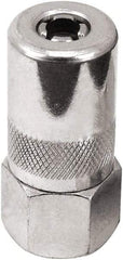 lumax - 6,000 Operating psi, Steel Fixed Grease Gun Coupler - Exact Tool & Supply