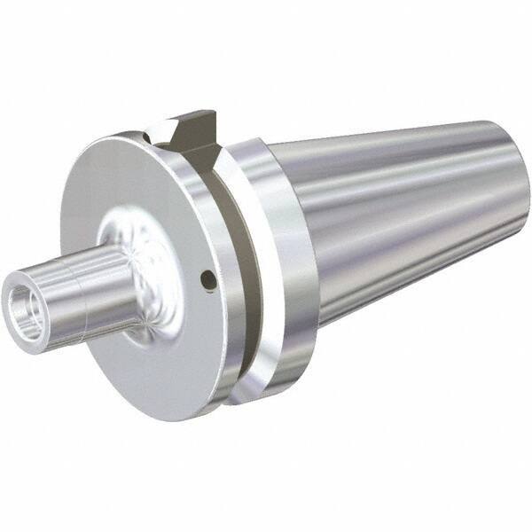 Kennametal - BT40 Outside Taper, DL25 Inside Modular Connection, BT to DL Taper Adapter - 60mm Projection, 24mm Nose Diam, 125.63mm OAL, Through Coolant - Exact Tool & Supply