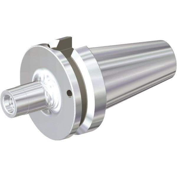Kennametal - BT40 Outside Taper, DL16 Inside Modular Connection, BT to DL Taper Adapter - 58mm Projection, 15.5mm Nose Diam, 123.55mm OAL, Through Coolant - Exact Tool & Supply