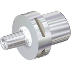 Kennametal - PSC63 Outside Taper, DL25 Inside Modular Connection, PSC to DL Taper Adapter - 2.38" Projection, 0.961" Nose Diam, 3.886" OAL, Through Coolant - Exact Tool & Supply