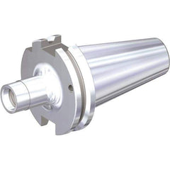 Kennametal - DV40 Outside Taper, DL10 Inside Modular Connection, DV to DL Taper Adapter - 1.614" Projection, 4.304" OAL, Through Coolant - Exact Tool & Supply