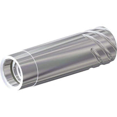 Kennametal - DL32 Straight Shank 32mm Hole End Mill Holder/Adapter - 31mm Nose Diam, 105mm Projection, Through Coolant - Exact Tool & Supply