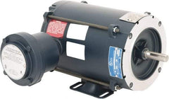 Leeson - 1/2 hp 1,800 Max RPM Explosion Proof Motor - 56C NEMA Frame, 230/460 Volts, 75% Efficiency at Full Load - Exact Tool & Supply