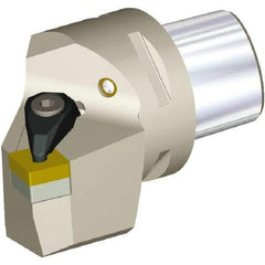 Kennametal - Right Hand Cut, Size PSC50, CN.. 432 & CN..120408 Insert Compatiblity, External Modular Turning & Profiling Cutting Unit Head - 27mm Ctr to Cutting Edge, 60mm Head Length, Through Coolant, Series PSC - Exact Tool & Supply