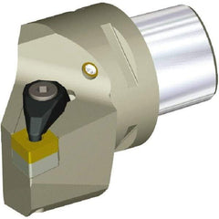 Kennametal - Left Hand Cut, Size PSC50, CN.. 432 & CN..120408 Insert Compatiblity, Internal Modular Turning & Profiling Cutting Unit Head - 35mm Ctr to Cutting Edge, 60mm Head Length, Through Coolant, Series PSC - Exact Tool & Supply