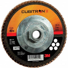3M - Flap Discs Abrasive Type: Coated Flap Disc Type: Type 27 - Exact Tool & Supply
