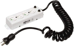 Tripp-Lite - 4 Outlets, 120 VAC15 Amps, 10' Cord, Power Outlet Strip - Keyhole, Tab Mount, 5-15 NEMA Configuration, 8.4" Strip - Exact Tool & Supply
