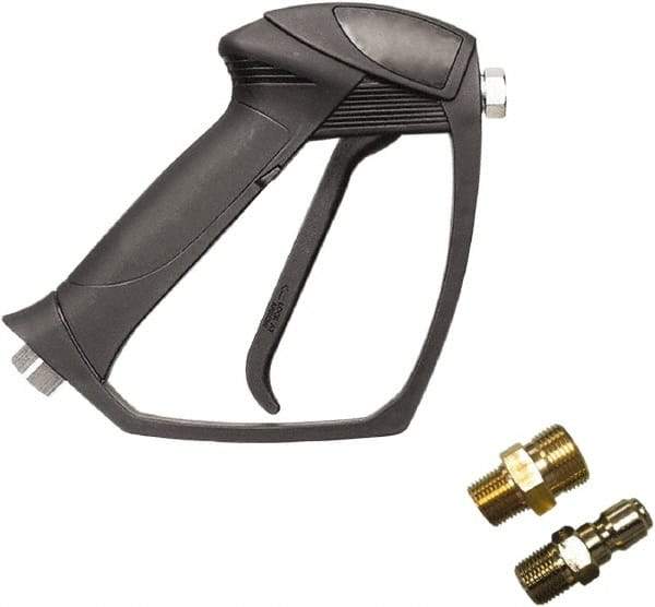 Simpson - 5,000 Max psi Fixed Pressure Washer Spray Gun - 7-7/8" Long, Plastic, NPT - Exact Tool & Supply