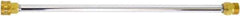Simpson - 3,600 Max psi Fixed Pressure Washer Lance - 16" Long, Metal, Metric, Female & Male - Exact Tool & Supply