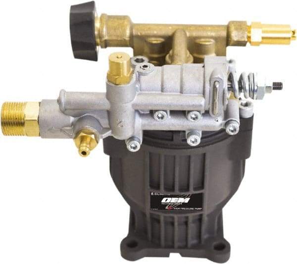 Simpson - 3,100 Max psi Fixed Pressure Washer Pump Kit - 7" Long, Metal, GHT, Male - Exact Tool & Supply