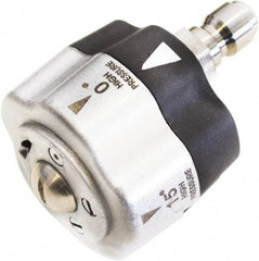 Simpson - 3,600 psi Adjustable, Metal, 5-N-1 Pressure Washer Nozzle - 0.043" Orificie Diam, 1/4" Thread, Male, Gray - Exact Tool & Supply