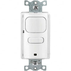 Hubbell Wiring Device-Kellems - Motion Sensing Wall Switches Switch Type: Occupancy or Vacancy Sensor Sensor Type: Ultasonic; Infared - Exact Tool & Supply
