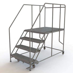 TRI-ARC - Rolling & Wall Mounted Ladders & Platforms Type: Rolling Work Platform Style: Steel Work Platform - Exact Tool & Supply