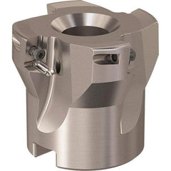 Seco - 4 Inserts, 44mm Cut Diam, 16mm Arbor Diam, 9mm Max Depth of Cut, Indexable Square-Shoulder Face Mill - 90° Lead Angle, 40mm High, XO.X 10T3.. Insert Compatibility, Through Coolant, Series R220.69 - Exact Tool & Supply