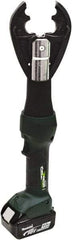Greenlee - 6 Ton Electric Crimper - Includes Lithium-Ion Battery, Charger, Carrying Case - Exact Tool & Supply