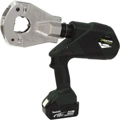 Greenlee - 6 Ton Electric Crimper - Includes Lithium-Ion Battery, Charger, Carrying Case - Exact Tool & Supply