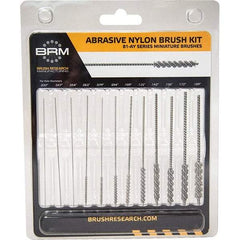 Brush Research Mfg. - 0.032" to 0.189" Bore Diam, 800 Grit, Diamond Flexible Hone - Fine, 3" OAL - Exact Tool & Supply