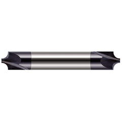 Harvey Tool - Corner Rounding End Mills; Material: Solid Carbide ; Single or Double End: Double ; Radius (Inch): 3/32 ; Radius (Decimal Inch): 0.0930 ; Mill Diameter (Inch): 5/16 ; Mill Diameter (Decimal Inch): 0.3125 - Exact Tool & Supply