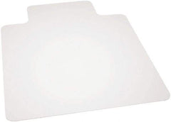 Ability One - 53" Long x 45" Wide, Chair Mat - Rectangular, Beveled Edge Style - Exact Tool & Supply