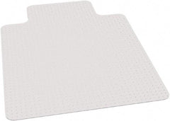 Ability One - 60" Long x 46" Wide, Chair Mat - Rectangular, Beveled Edge Style - Exact Tool & Supply