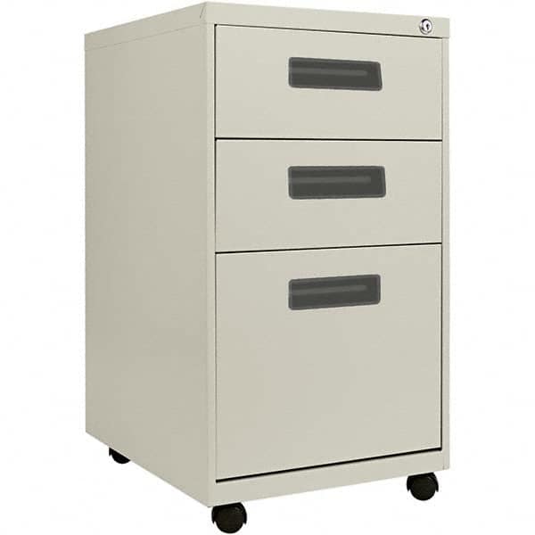 ALERA - File Cabinets & Accessories Type: Pedestal Number of Drawers: 3 - Exact Tool & Supply