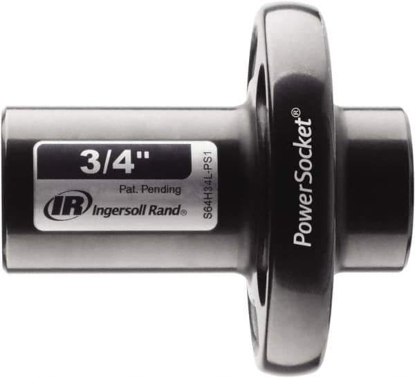 Ingersoll-Rand - 1/2" Drive 3/4" Standard Magnetic Nonsparking Universal Impact Socket - 6 Points, 3-1/10" OAL - Exact Tool & Supply