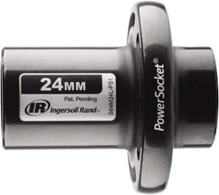 Ingersoll-Rand - 1/2" Drive 24mm Standard Magnetic Nonsparking Universal Impact Socket - 6 Points, 3-1/10" OAL - Exact Tool & Supply