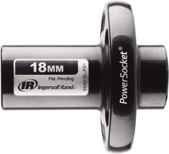 Ingersoll-Rand - 1/2" Drive 18mm Standard Magnetic Nonsparking Universal Impact Socket - 6 Points, 3-1/10" OAL - Exact Tool & Supply