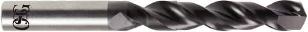 OSG - 5/16" 140° Solid Carbide Jobber Drill - Diamond Finish, Right Hand Cut, Spiral Flute, Straight Shank, 4" OAL - Exact Tool & Supply