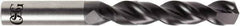 OSG - 5/16" 140° Solid Carbide Jobber Drill - Diamond Finish, Right Hand Cut, Spiral Flute, Straight Shank, 4" OAL - Exact Tool & Supply