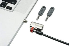 Ability One - 6 Ft. Long Combination Cable Lock - 1/4" Diameter, Key Codeable - Exact Tool & Supply