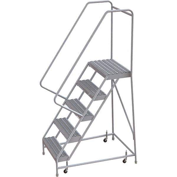 TRI-ARC - Rolling & Wall Mounted Ladders & Platforms Type: Rolling Warehouse Ladder Style: Rolling Safety Ladder - Exact Tool & Supply