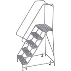 TRI-ARC - Rolling & Wall Mounted Ladders & Platforms Type: Rolling Warehouse Ladder Style: Rolling Safety Ladder - Exact Tool & Supply