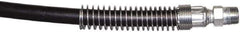 TK Simplex - 1/4" Inside Diam x 3/8 NPT 3' Hydraulic Pump Hose - 10,000 psi, C213 Opposite End, Rubber - Exact Tool & Supply