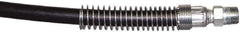 TK Simplex - 1/4" Inside Diam x 3/8 NPT 3' Hydraulic Pump Hose - 10,000 psi, 3/8 NPTF Male Opposite End, Rubber - Exact Tool & Supply