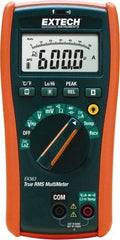 Extech - EX363, CAT IV, 1,000 VAC/VDC, Digital True RMS Multimeter - 40 mOhm, Measures Voltage, Capacitance, Frequency, Resistance - Exact Tool & Supply