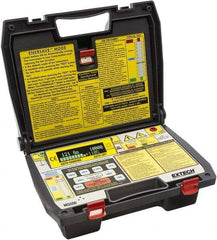 Extech - Digital LCD Display, 500,000 Megohm Electrical Insulation Resistance Tester & Megohmmeter - 10 kV Max Test Voltage, Powered by C Battery - Exact Tool & Supply