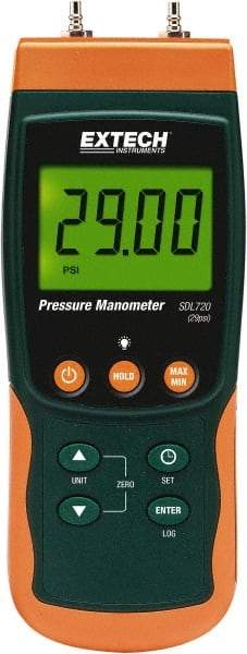 Extech - Differential Pressure Gauges & Switches Type: Differential Pressure Manometer Maximum Pressure (psi): 29.00 - Exact Tool & Supply