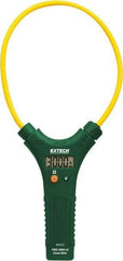 Extech - MA3018, CAT IV, Digital True RMS Clamp Meter with 18" Flex Jaws - 3000 AC Amps, Measures Current - Exact Tool & Supply