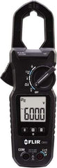 FLIR - CM42, CAT IV, Digital True RMS Auto Ranging Clamp Meter with 1.18" Clamp On Jaws - 600 VAC/VDC, 60 AC Amps, Measures Voltage, Capacitance, Current, Frequency, Resistance - Exact Tool & Supply