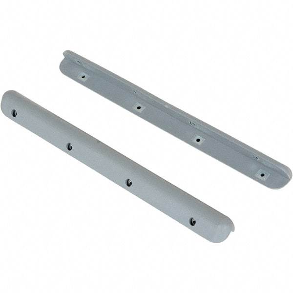 Vestil - 1-1/8" Long, Rubber Surface Guard - Gray - Exact Tool & Supply