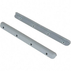 Vestil - 1-1/8" Long, Rubber Surface Guard - Gray - Exact Tool & Supply